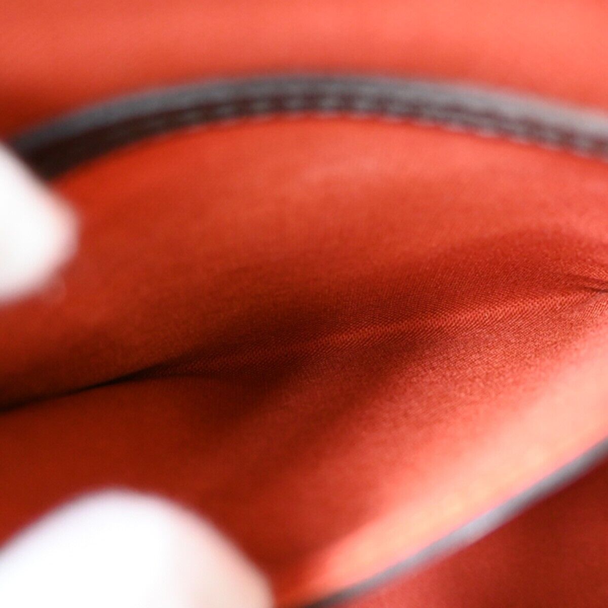 LOUIS VUITTON LV Logo Alma Hand Bag Damier Ebene Leather Brown N51131 667RJ743