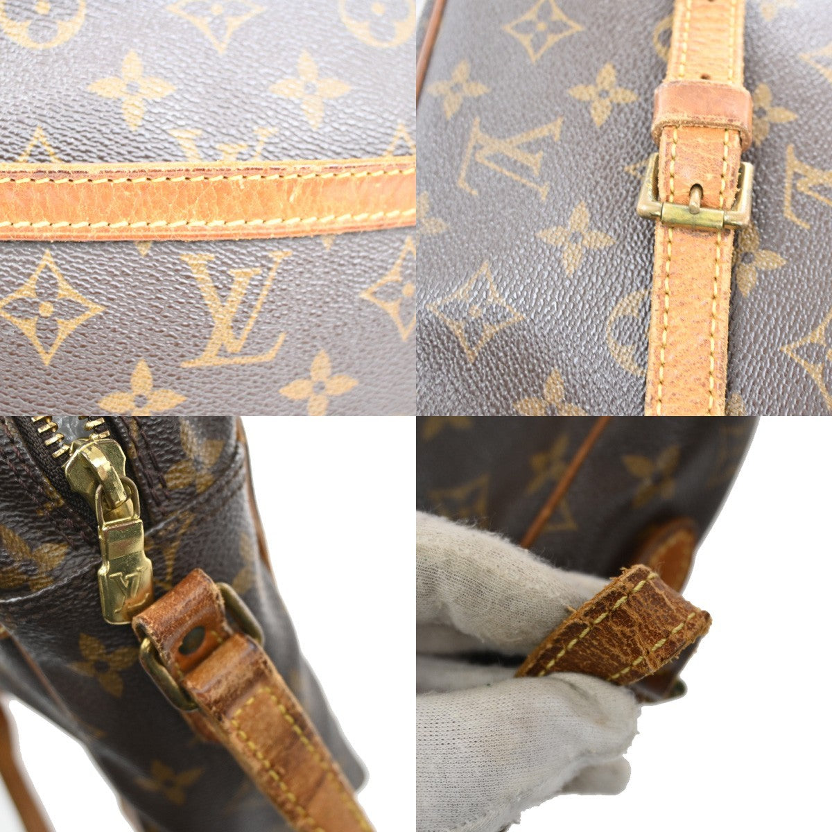 LOUIS VUITTON Trocadero 30 Shoulder Bag Monogram Leather Brown M51272 61CA291