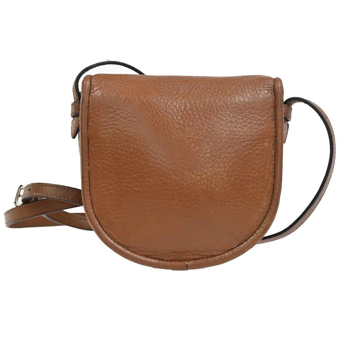LOEWE Heritage 1846 Mini Crossbody Bag Adjustable Strap Leather Brown 38ZA362