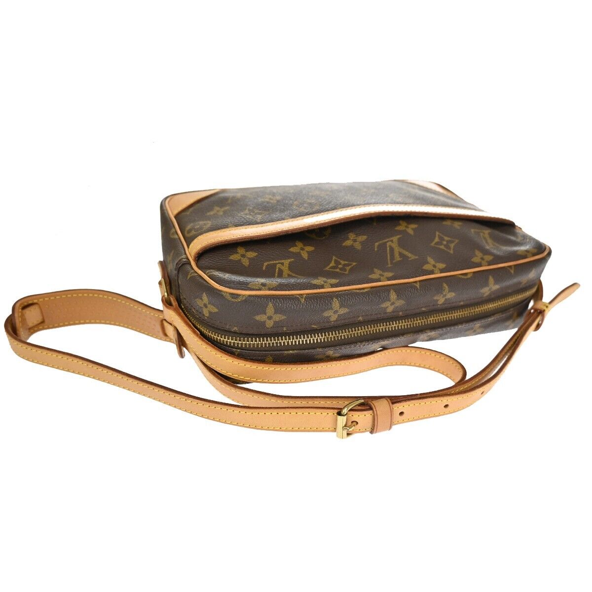 LOUIS VUITTON Trocadero 27 Shoulder Bag Monogram Leather Brown M51274 97SH238