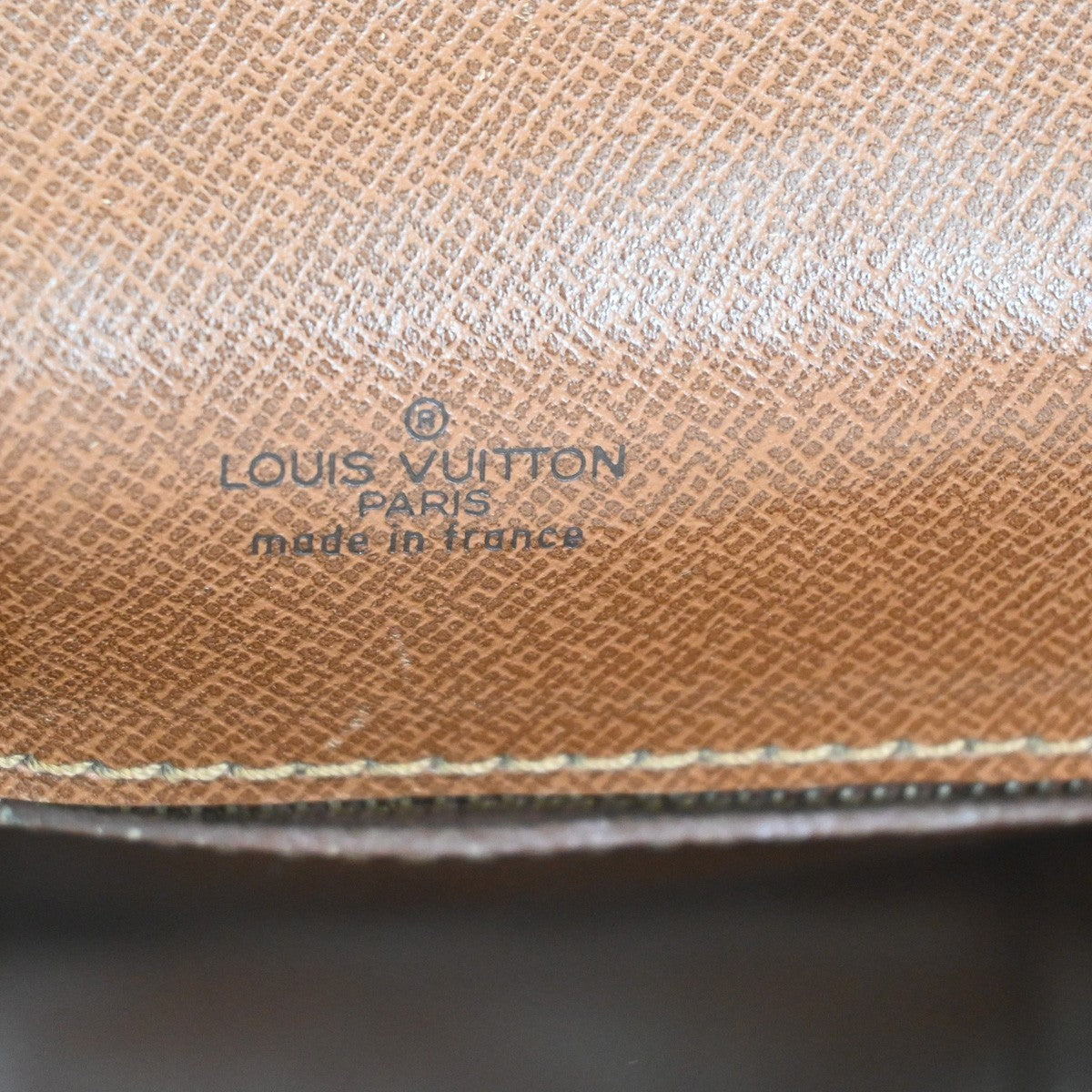 LOUIS VUITTON Chantilly GM Shoulder Bag Monogram Leather Brown M51232 34PA058