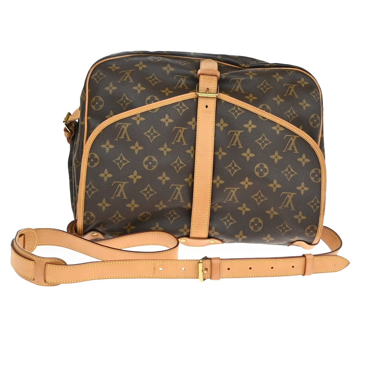 LOUIS VUITTON Saumur 35 Shoulder Bag Monogram Leather BN France M42254 28YJ105