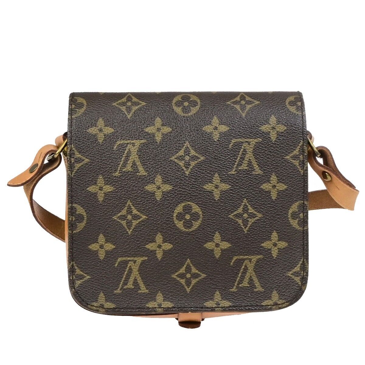 LOUIS VUITTON Mini Cartouchiere Shoulder Bag Monogram Leather BN M51254 73ED380