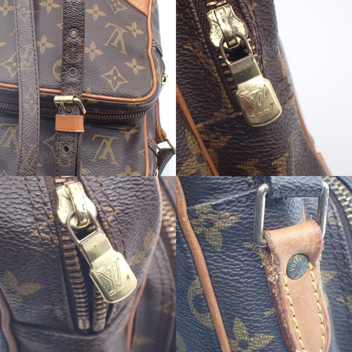LOUIS VUITTON Amazon Crossbody Shoulder Bag Monogram Leather BN M45236 32KC861