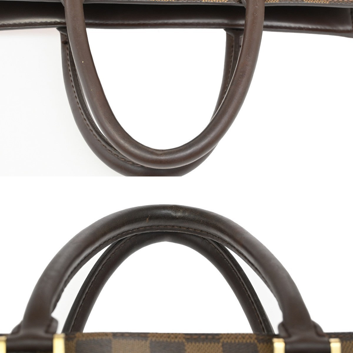 LOUIS VUITTON Venice PM Hand Tote Bag Damier Ebene Leather Brown N51145 82KB523