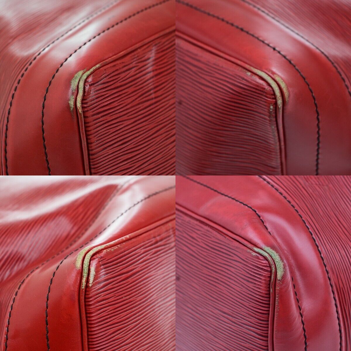 LOUIS VUITTON Noe GM LV Drawstring Shoulder Bag Epi Leather Red M44007 30ED947