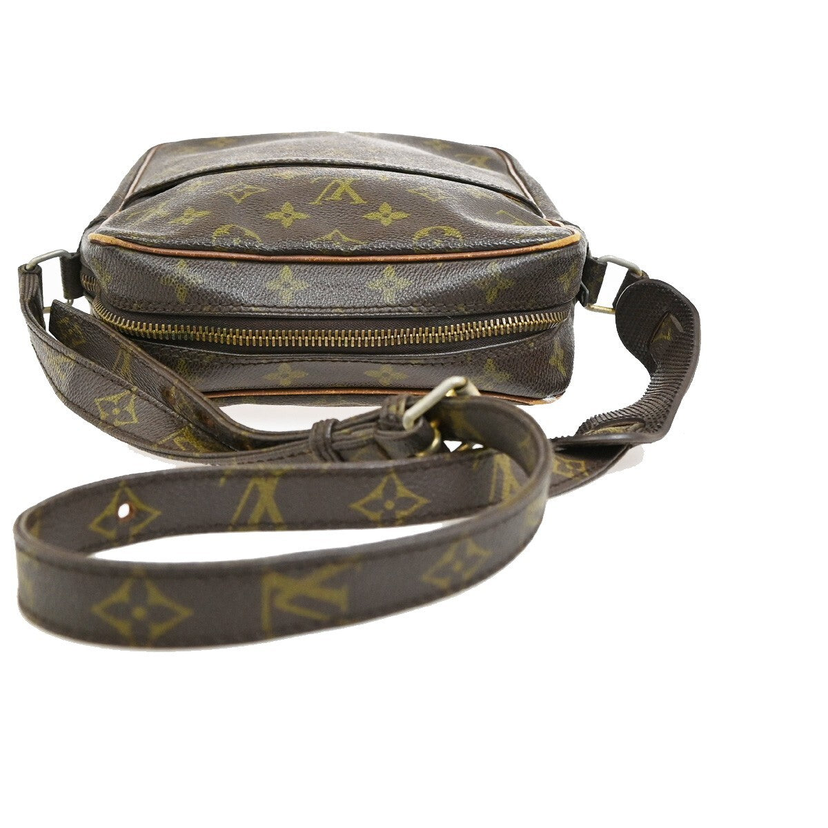 LOUIS VUITTON Petit Marceau Shoulder Bag Monogram Leather Brown M40264 04EE194