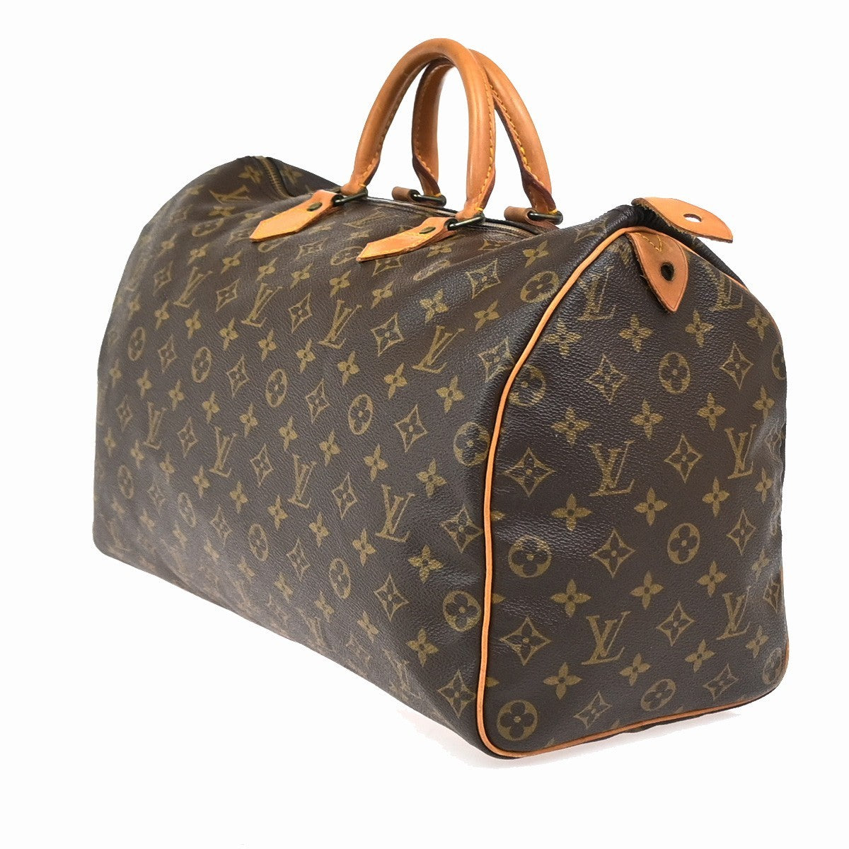 LOUIS VUITTON Speedy 40 Travel Hand Bag Monogram Leather Brown M41522 96YJ059