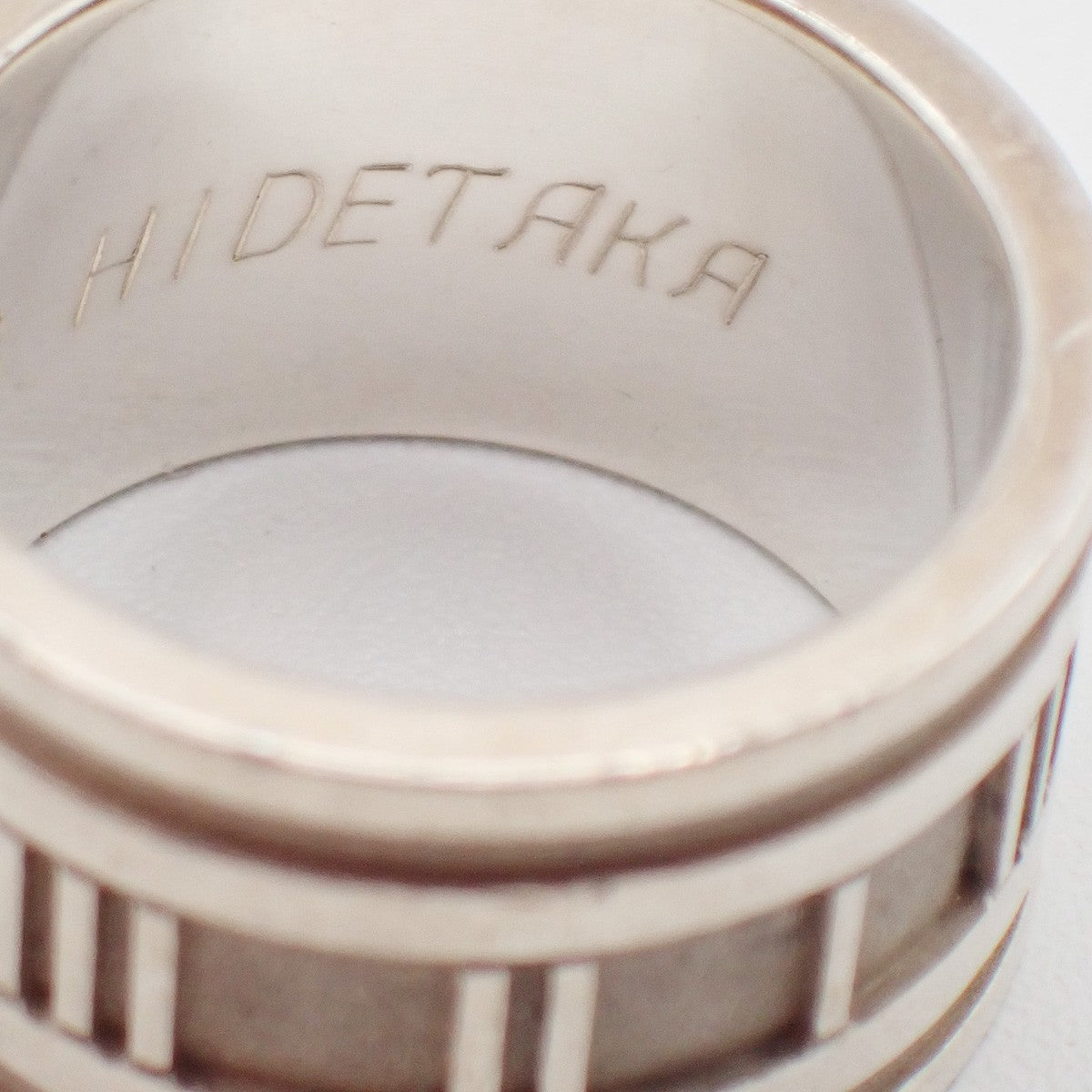 Tiffany & Co. Logo Roman Numerals Atlas Ring US Size 7.5 Silver Ag 925 09KP560