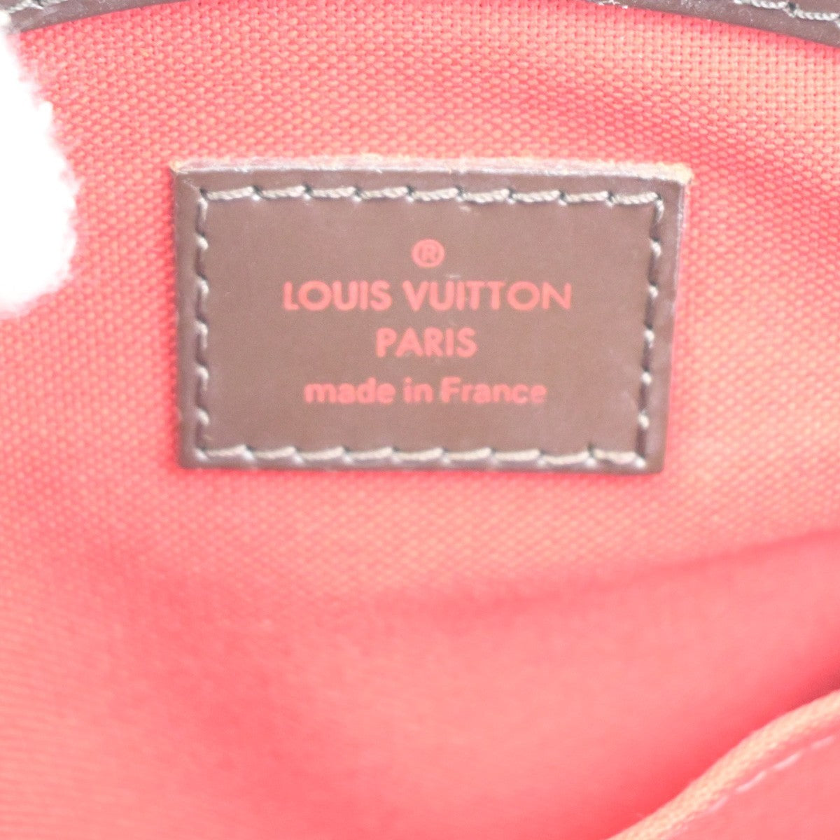 LOUIS VUITTON Verona PM Shoulder Bag Damie Ebene Leather Brown N41117 95TA517
