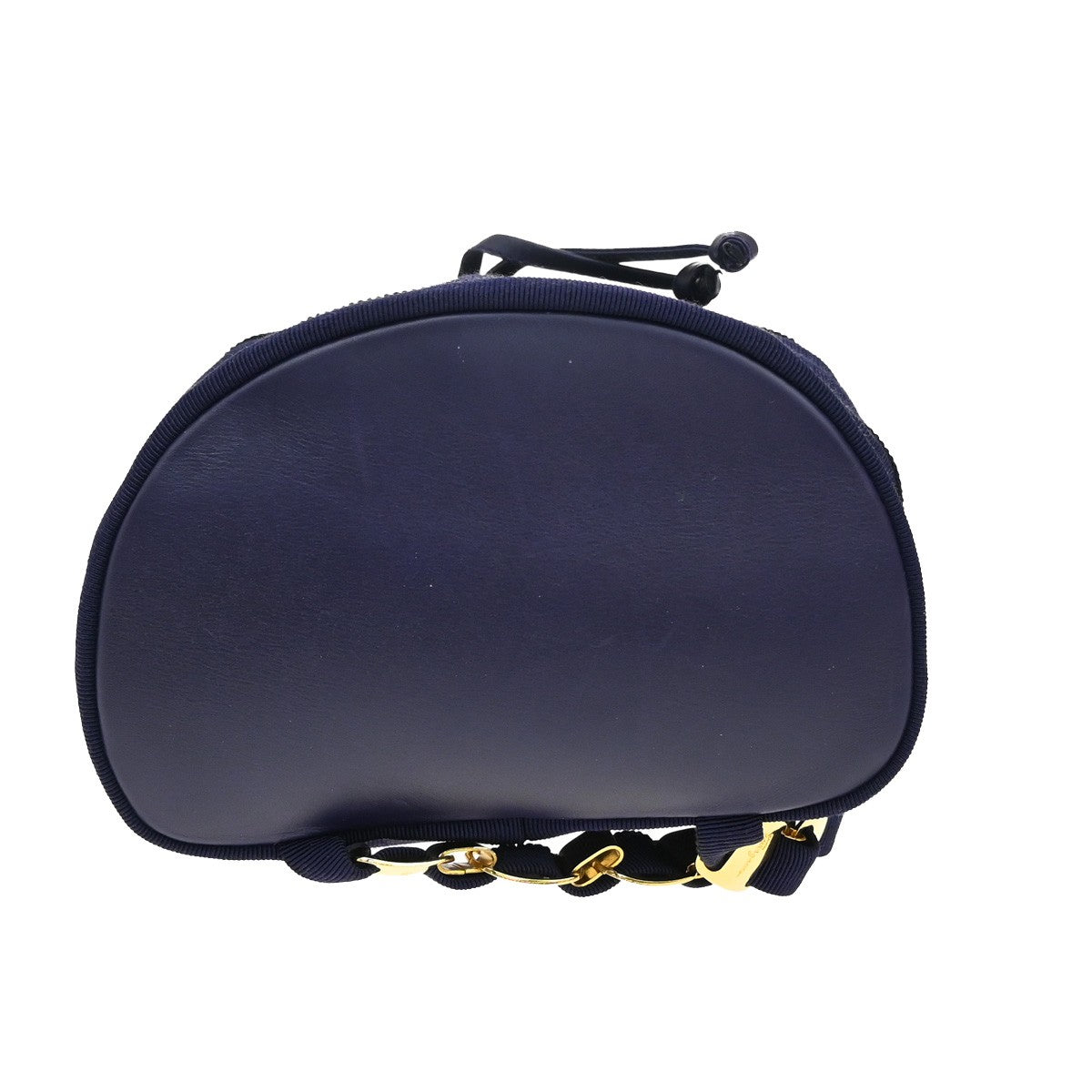 SALVATORE FERRAGAMO Vara Chain Shoulder Bag Canvas Leather Purple GHW 63YH214