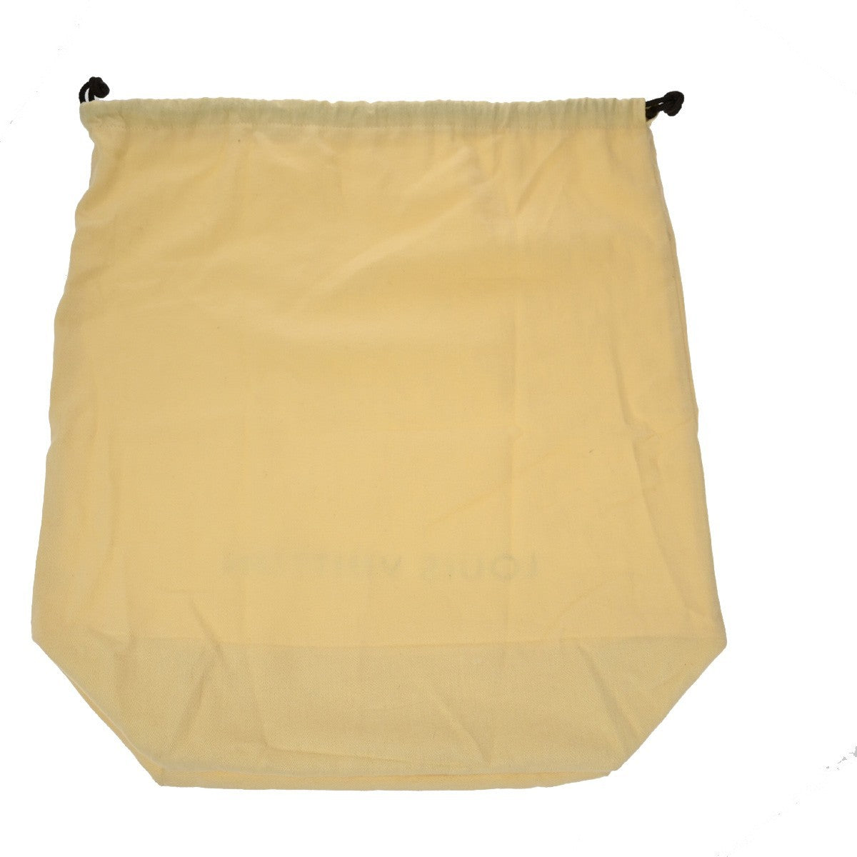 LOUIS VUITTON Logo 10 Set Drawstring Dust Bag Canvas Cotton Beige Brown 09YH751
