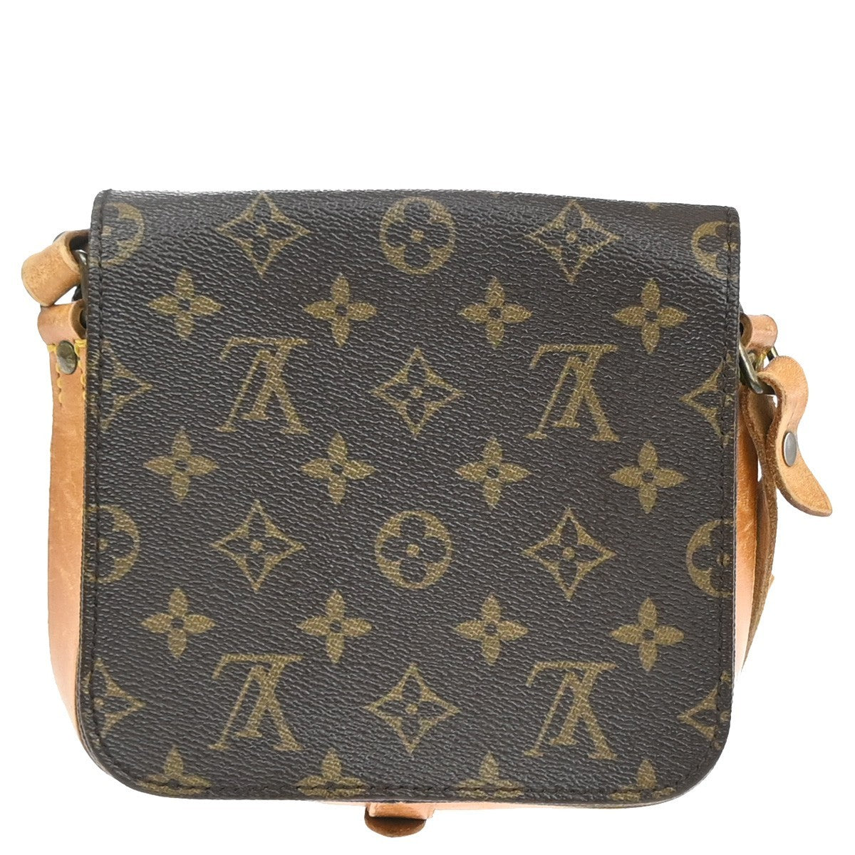 LOUIS VUITTON Mini Cartouchiere Shoulder Bag Monogram Leather BN M51254 70YJ228