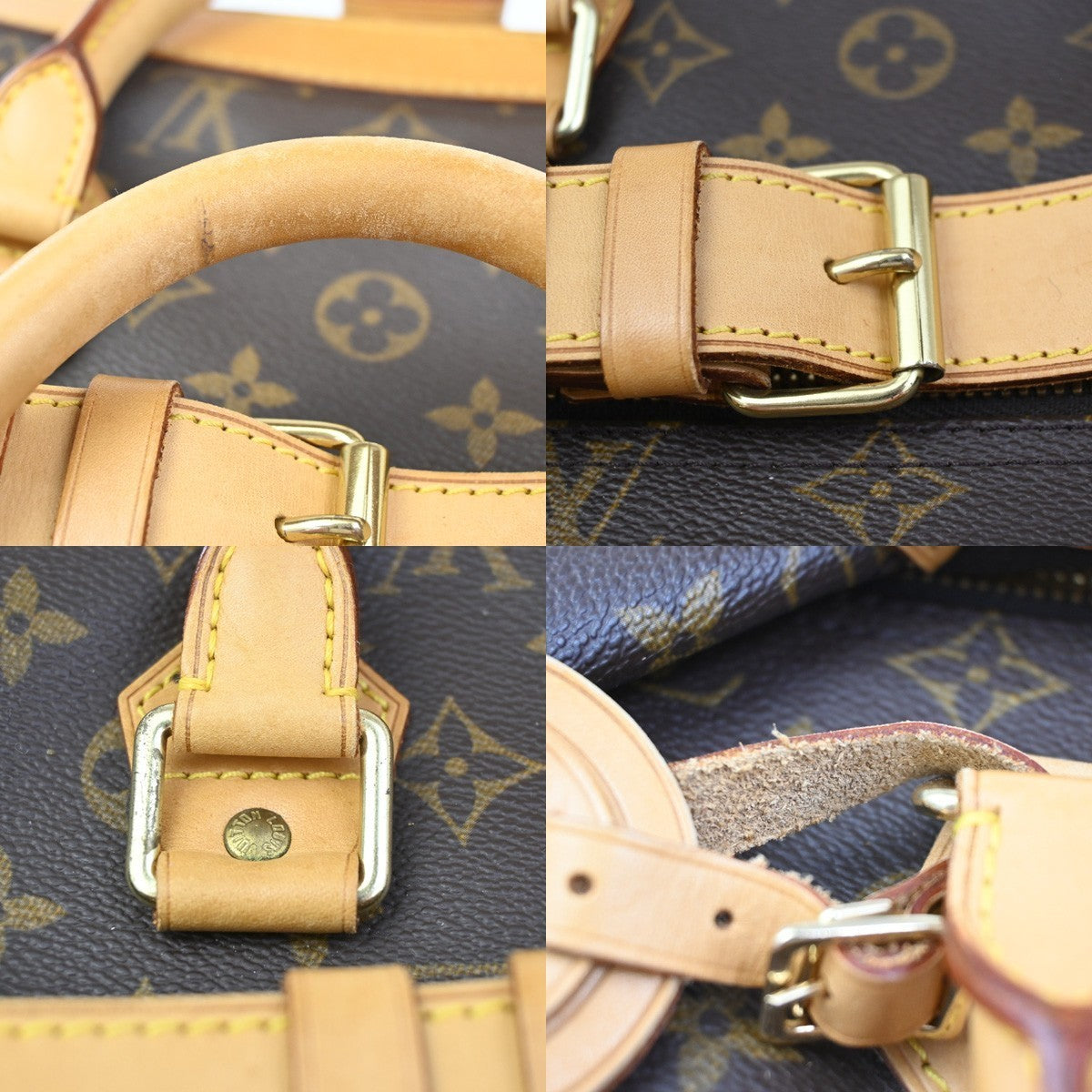 LOUIS VUITTON Travel Hand Cruiser Bag 40 Monogram Leather Brown M41139 96KC217