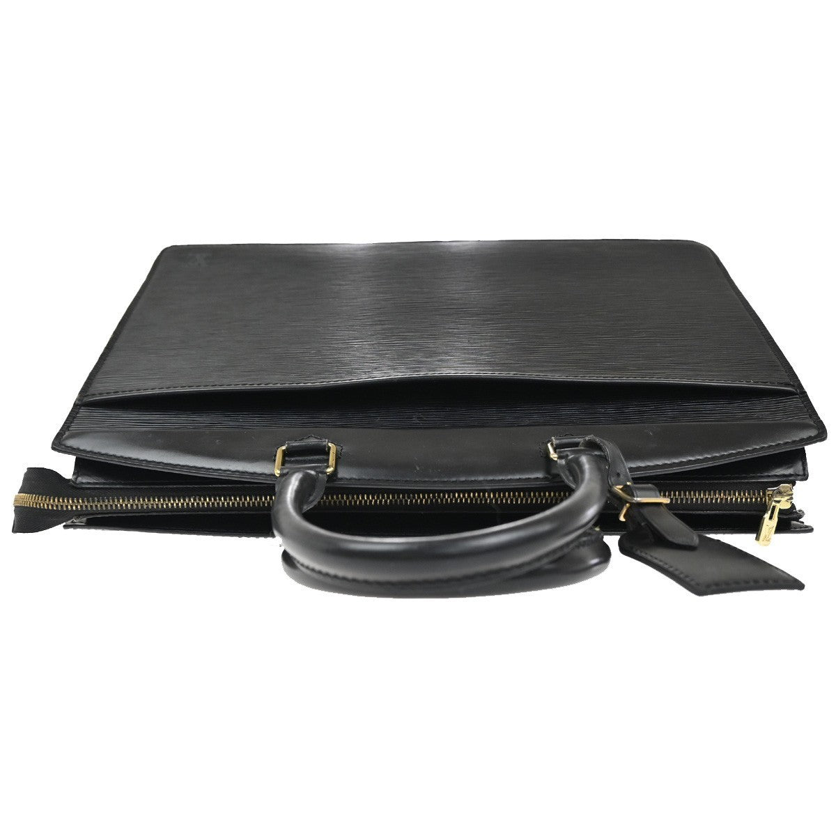 LOUIS VUITTON LV Logo Riviera Hand Bag Epi Leather Black France M48182 30MA263