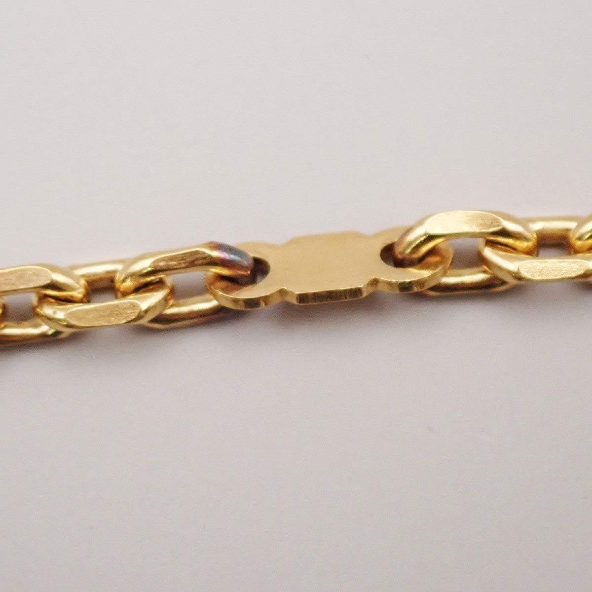 HERMES Logo Filou Chain Glove Holder Bag Charm Gold GHW Accessory 04RL886