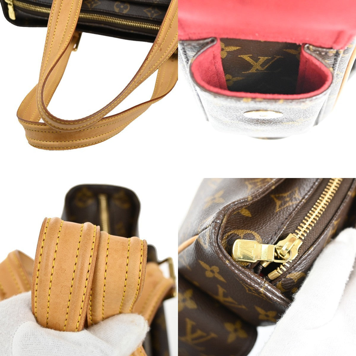 LOUIS VUITTON Multipli Cite Shoulder Bag Monogram Leather Brown M51162 42CA282