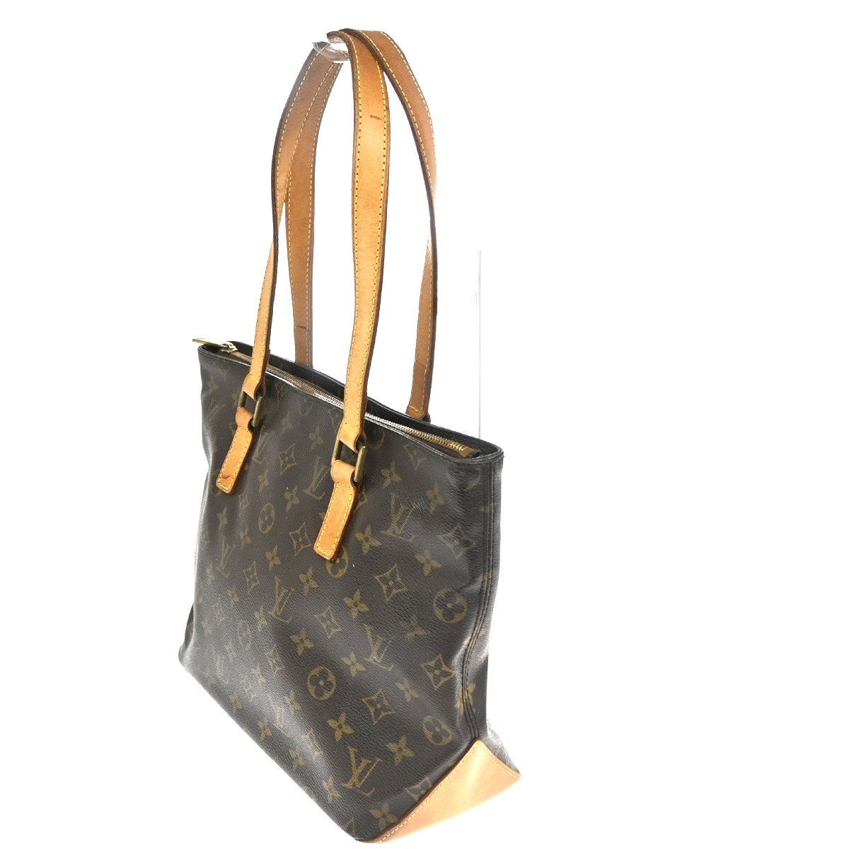 LOUIS VUITTON Cabas Piano Shoulder Bag Monogram Leather Brown USA M51148 82CA802