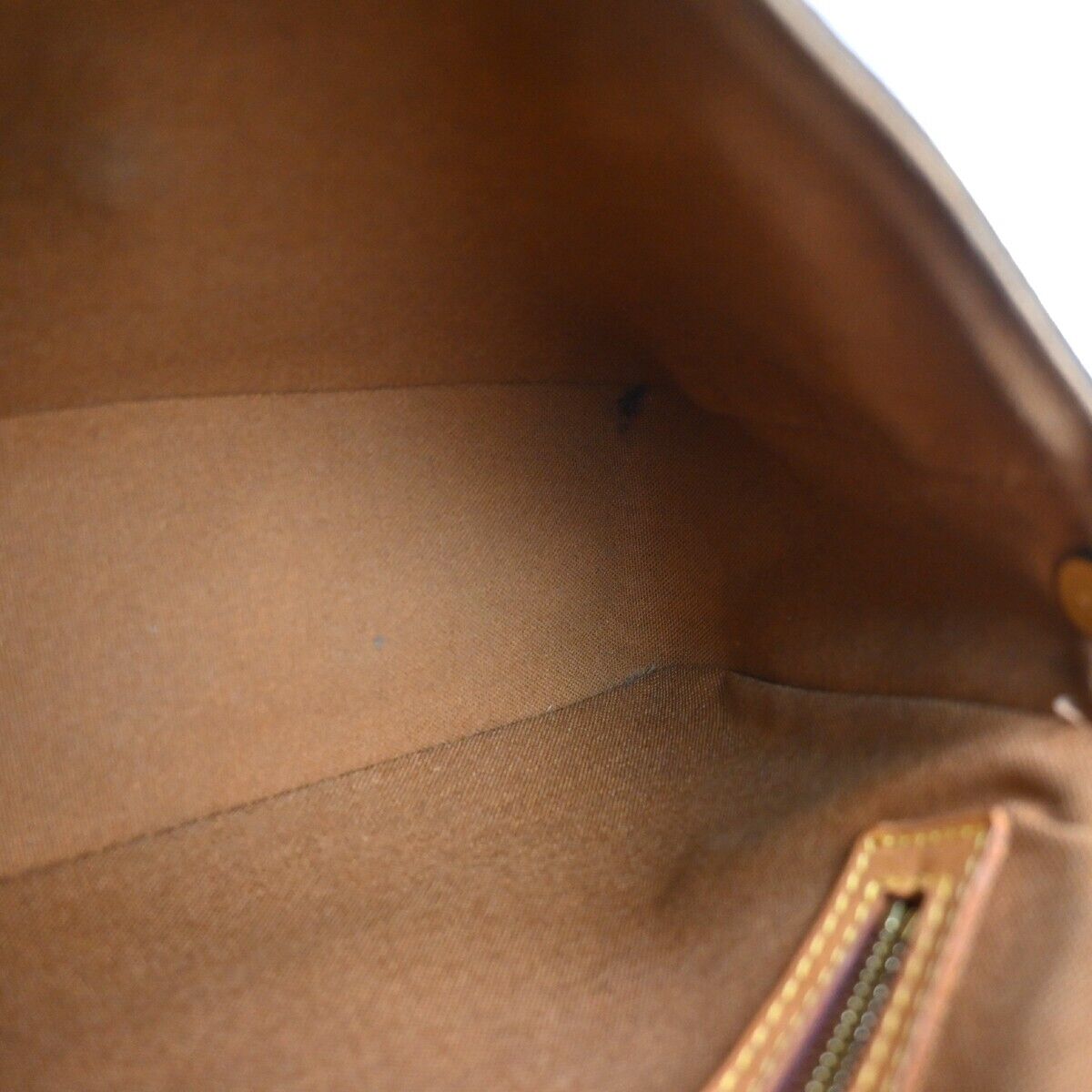 LOUIS VUITTON Mini Looping Hand Bag Monogram Leather Brown France M51147 98ED470