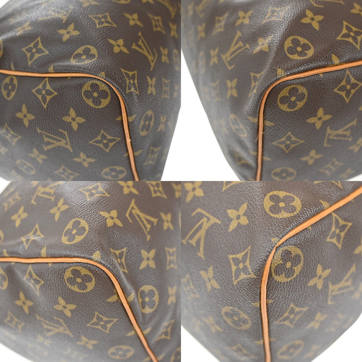 LOUIS VUITTON Speedy 35 Travel Hand Bag Monogram Leather Brown M41524 20KB513