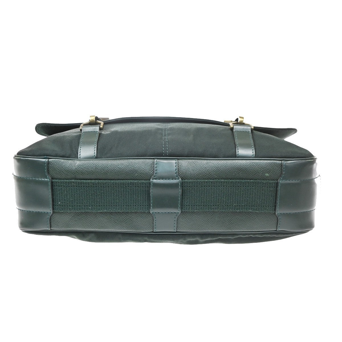 LOUIS VUITTON LV Dersou Shoulder Bag Taiga Leather Green France M30164 37KD101