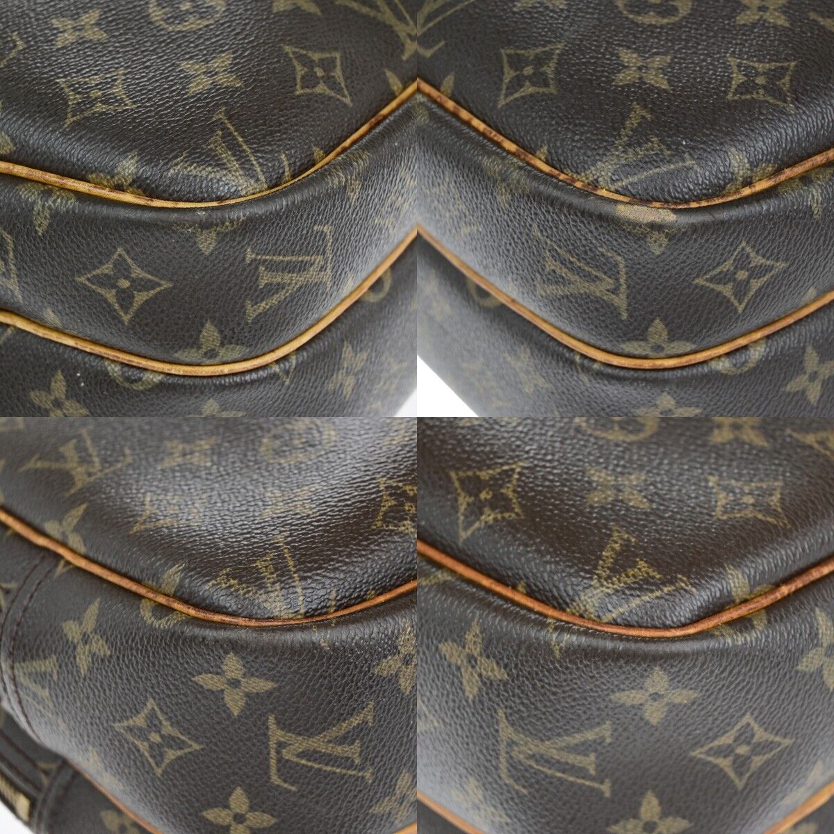 LOUIS VUITTON Reporter PM Crossbody Shoulder Bag Monogram Leather M45254 68EC903