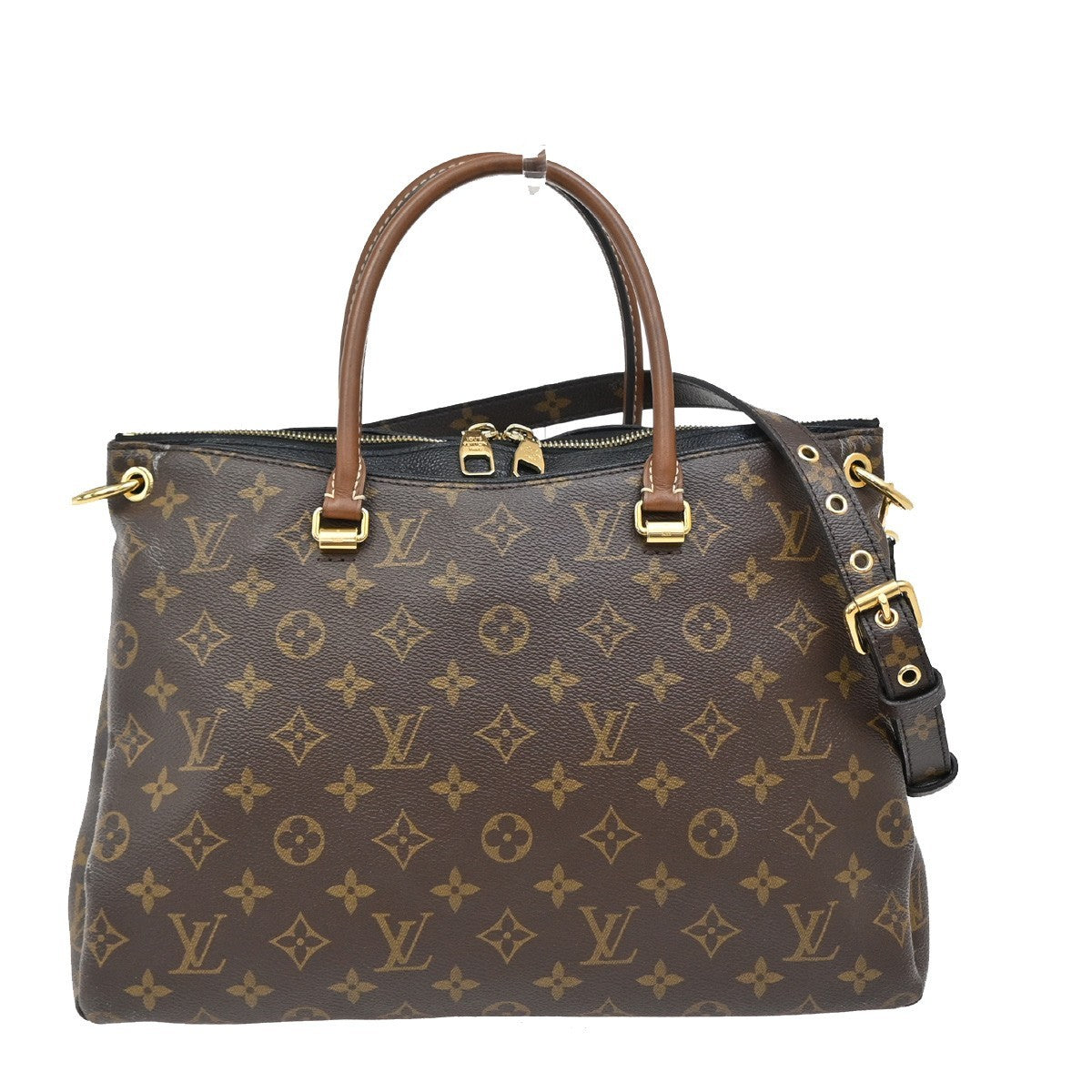 LOUIS VUITTON Pallas 2Way Shoulder Hand Bag Monogram Leather BK M41064 50FC160