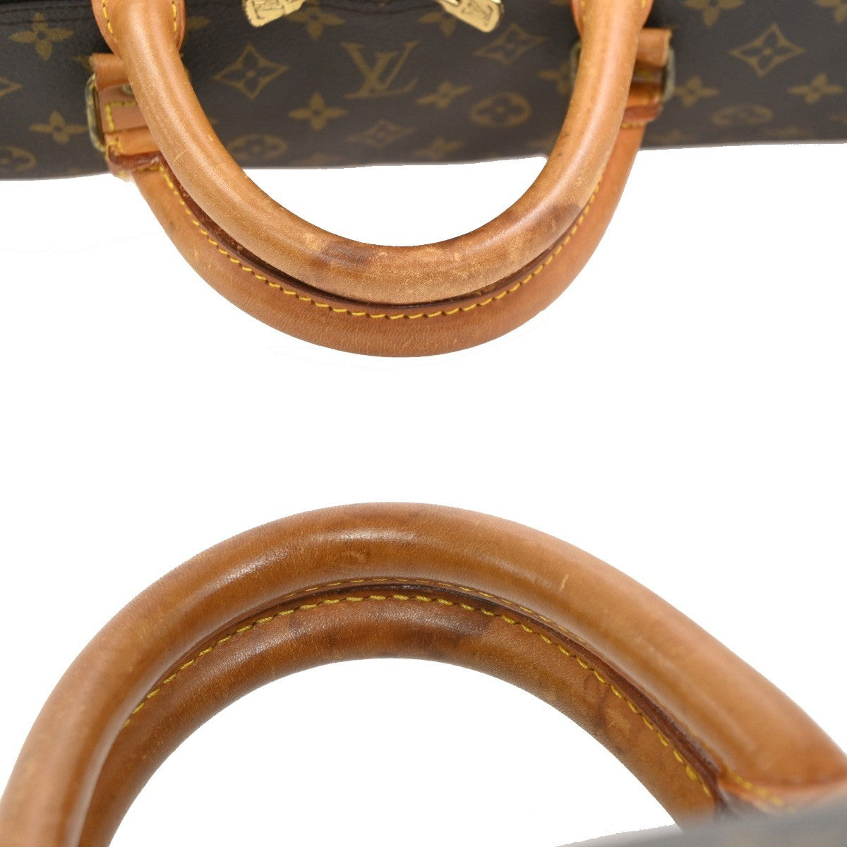 LOUIS VUITTON Keepall 60 Travel Hand Bag Monogram Leather Brown M41422 11PA090