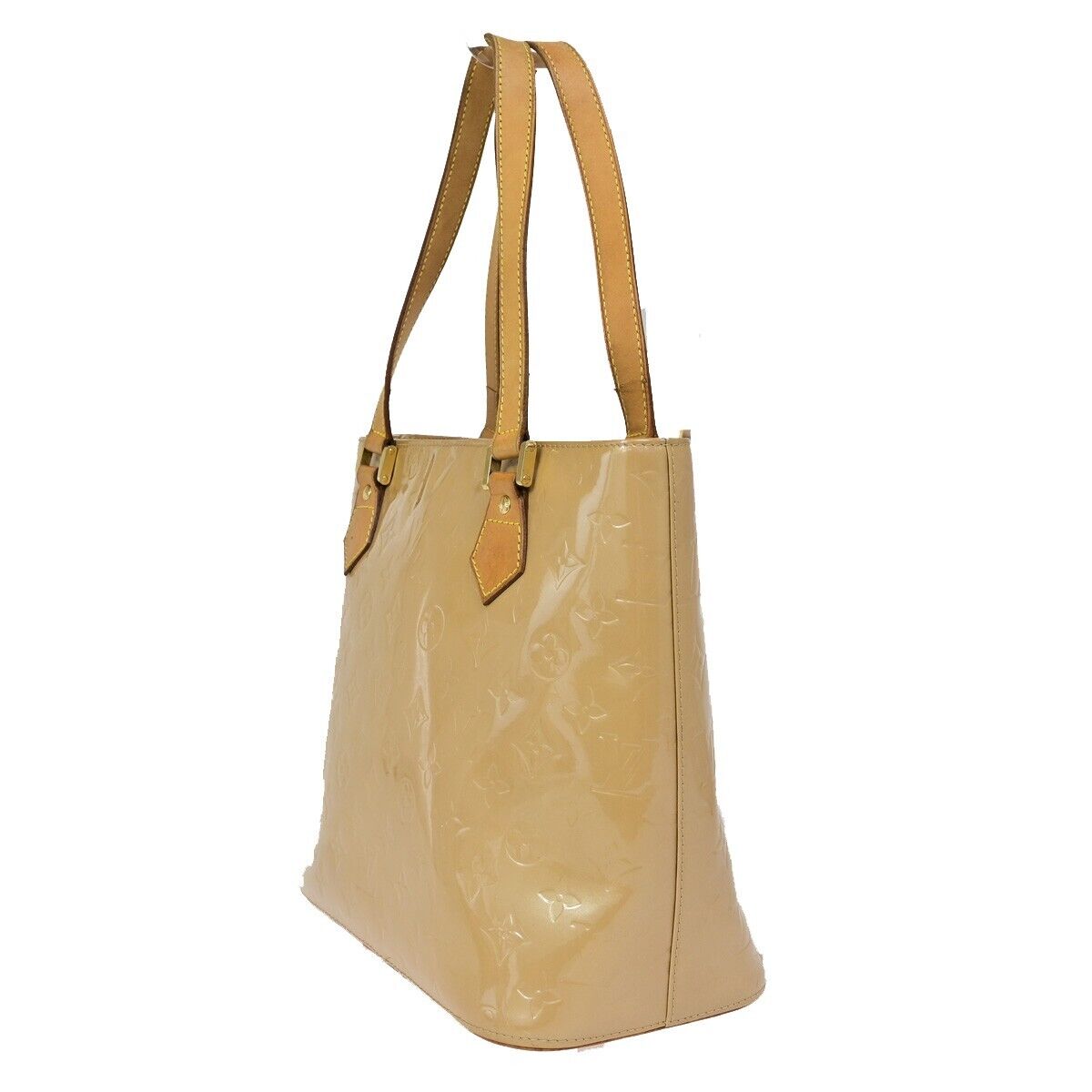 LOUIS VUITTON Houston Shoulder Bag Monogram Vernis Noisette M91340 67EB198