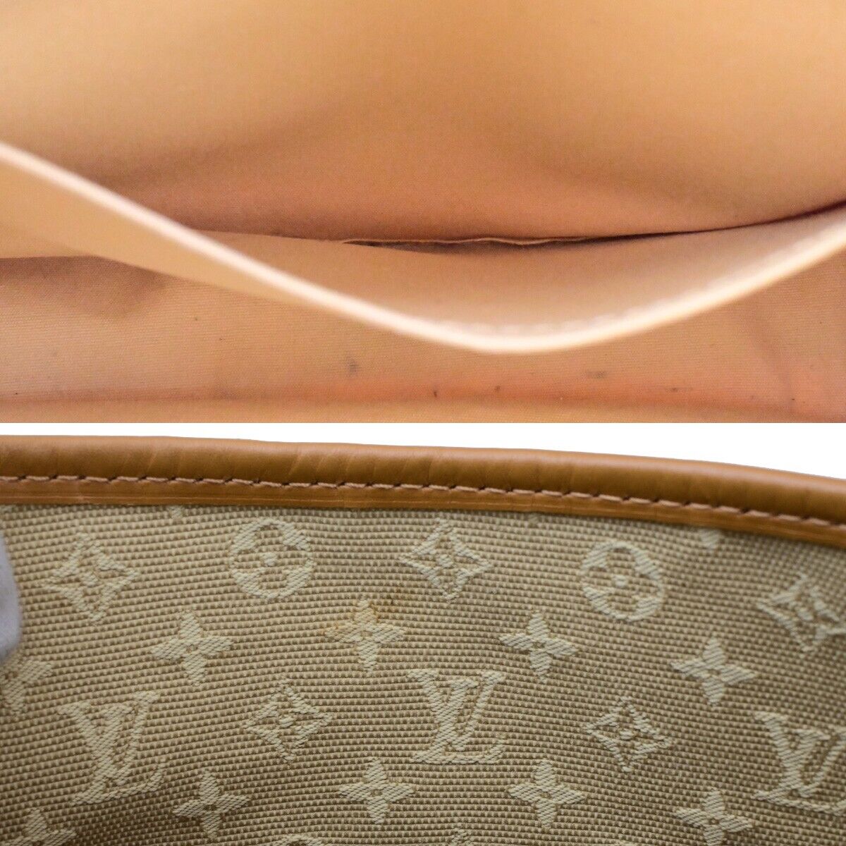 LOUIS VUITTON Marie Kate Shoulder Bag Monogram Mini Canvas Beige M92323 73SJ584