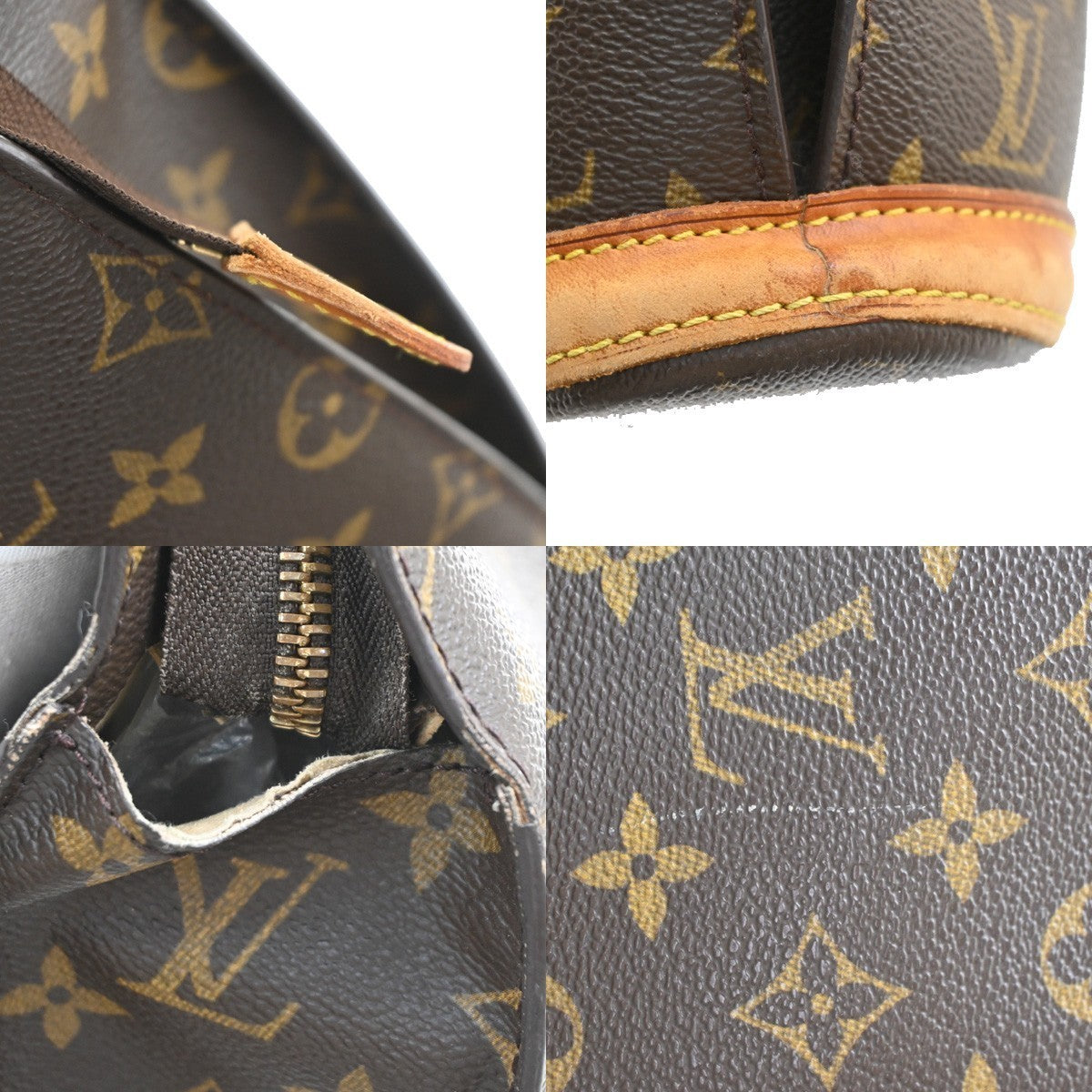 LOUIS VUITTON BABYLONE Shoulder Bag Monogram Leather Brown France M51102 87PA089