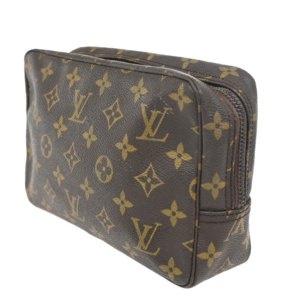 LOUIS VUITTON Trousse Toilette 23 Clutch Hand Bag Monogram Brown M47524 68ZA159