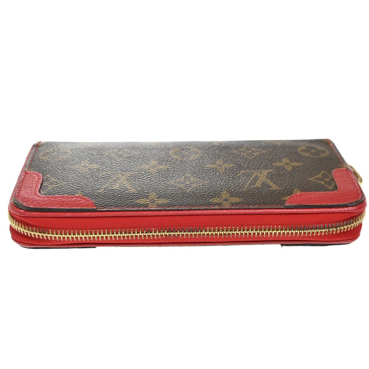 LOUIS VUITTON Zippy Retiro Long Zip Around Wallet Monogram BN RD M61187 33EG329