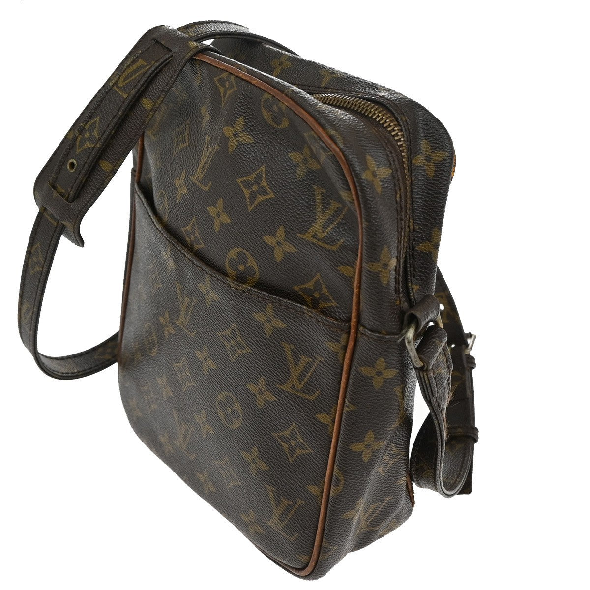 LOUIS VUITTON Petit Marceau Shoulder Bag Monogram Leather Brown M40264 62KB832