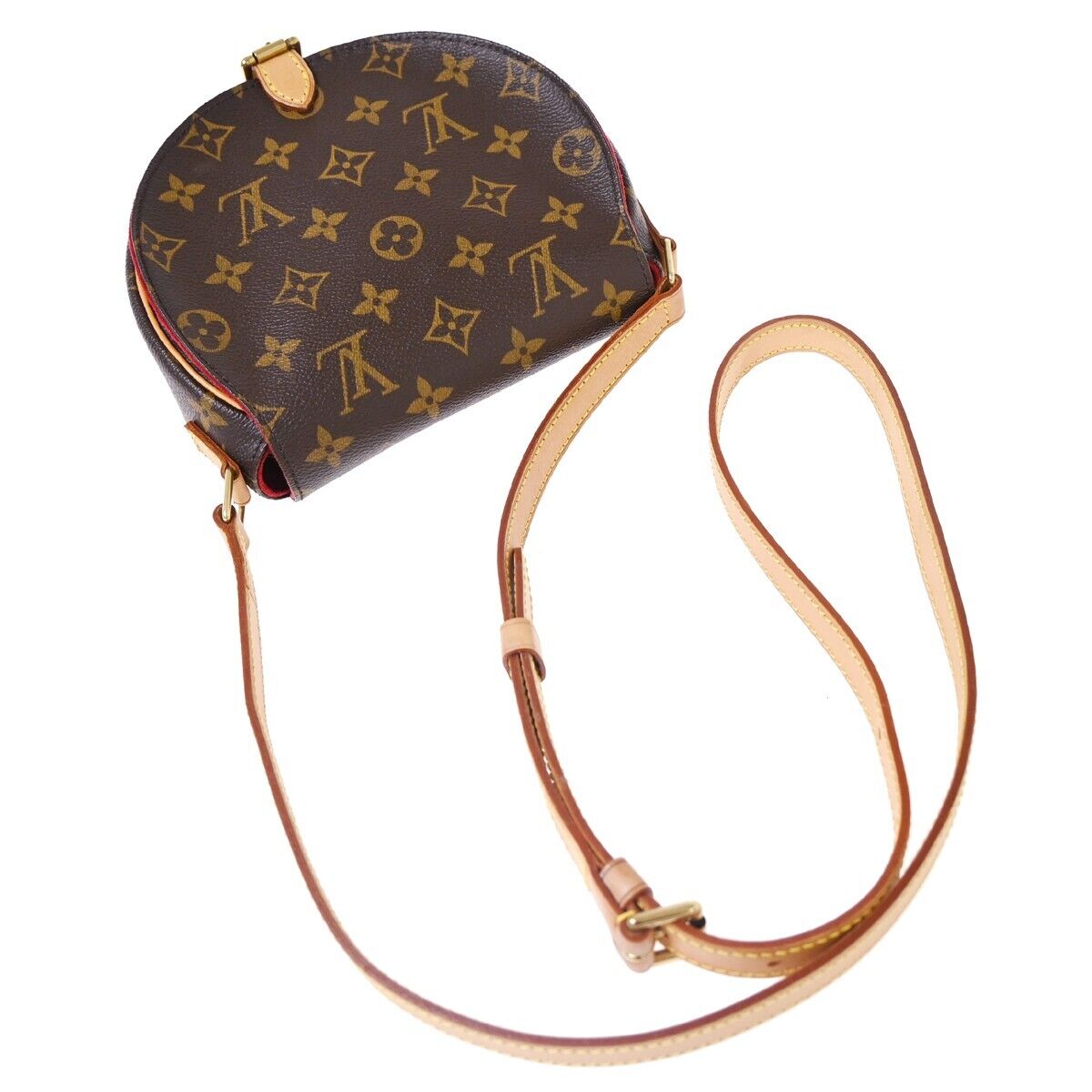 LOUIS VUITTON Tambourine Shoulder Bag Monogram Leather Brown M51179 638HB460