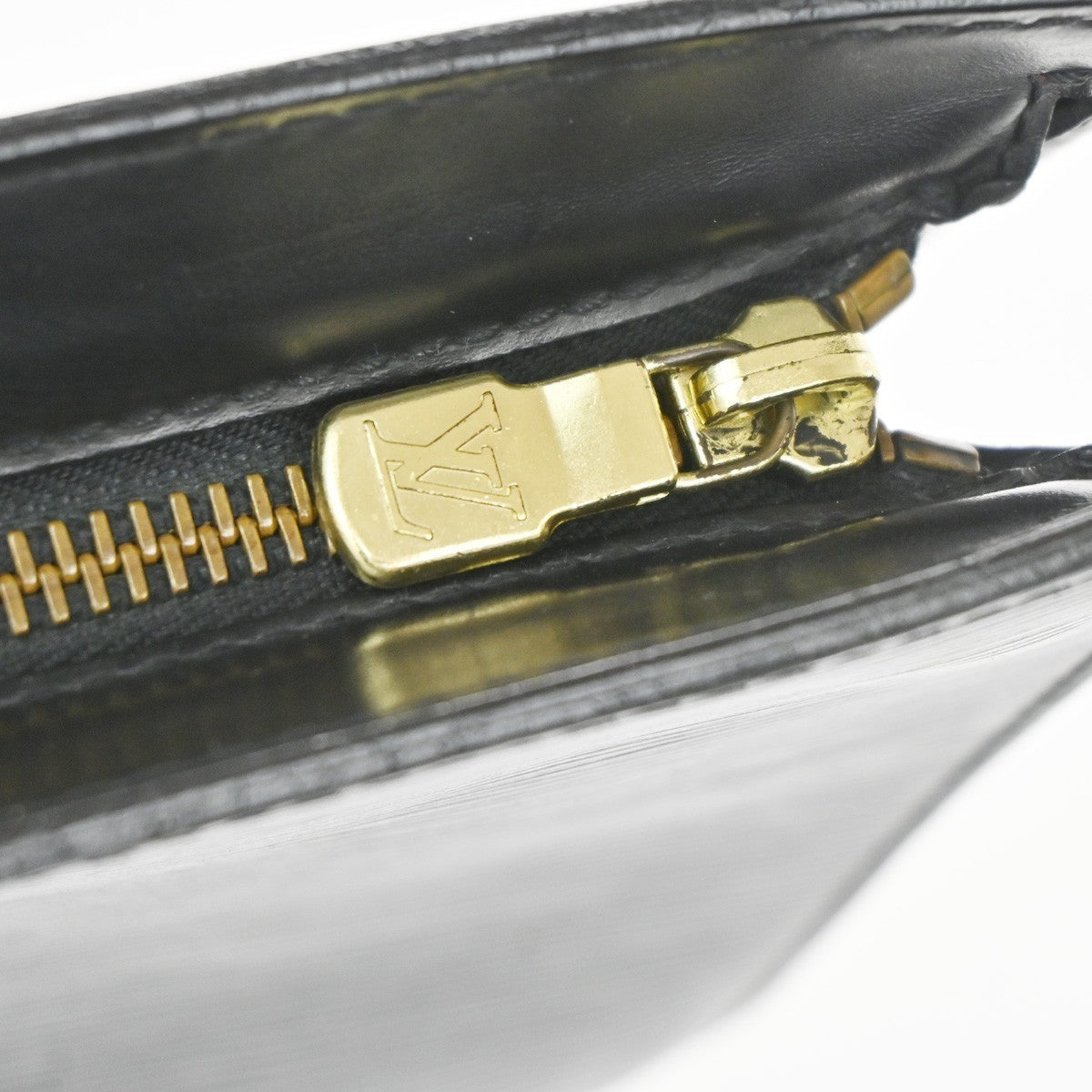 LOUIS VUITTON LV Pochette Homme Clutch Hand Bag Epi Leather Black M52522 02KC139
