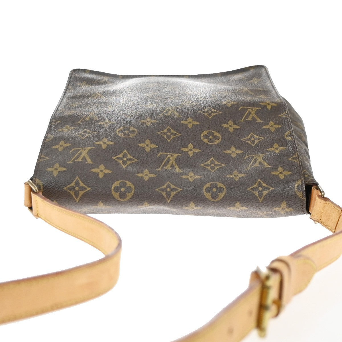 LOUIS VUITTON Musette Shoulder Bag Monogram Leather Brown France M51256 84MA248