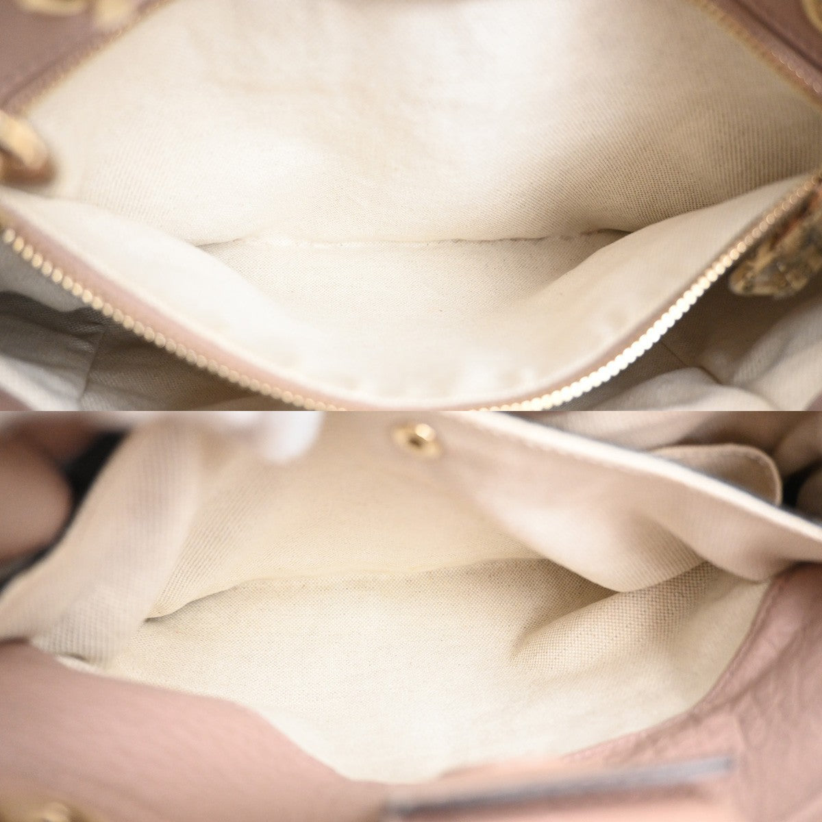 GUCCI Bamboo Handle 2way Shoulder Hand Bag Embossing Leather Pink GHW 16MA272