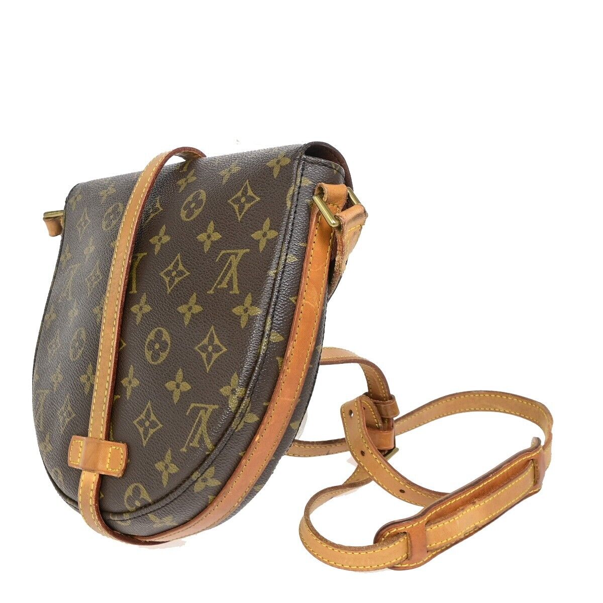 LOUIS VUITTONI Chantilly MM Shoulder Bag Monogram Leather Brown M51233 32FA606