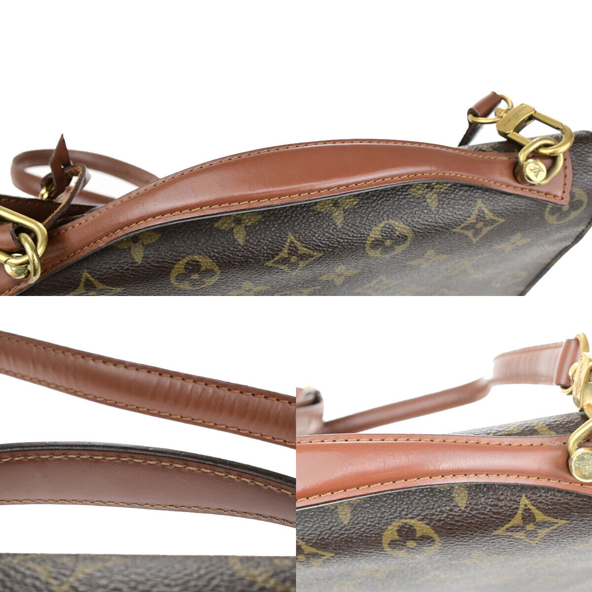 LOUIS VUITTON Monceau 28 2Way Shoulder Hand Bag Monogram Leather M51185 84YF894