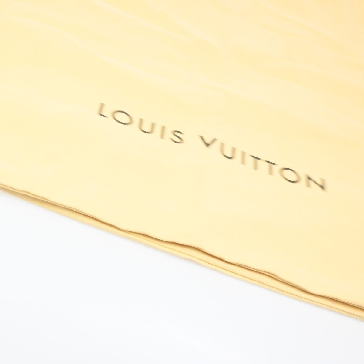 LOUIS VUITTON Logo 10 Set Dust Bag Drawstring Canvas Cotton Beige Brown 09KB608
