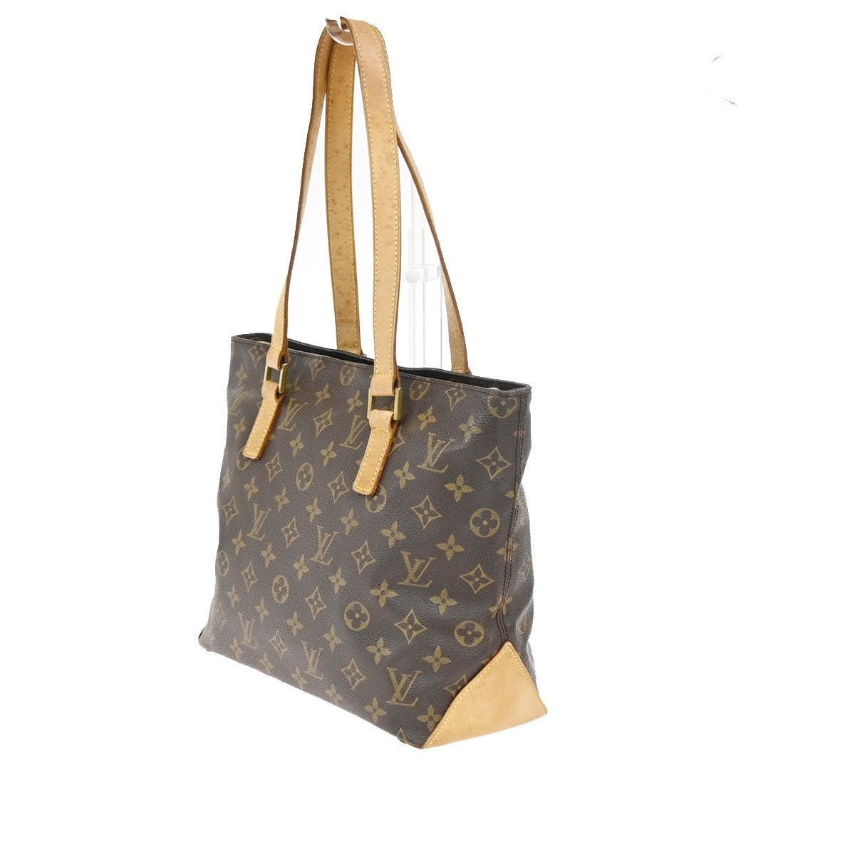 LOUIS VUITTON Cabas Piano Shoulder Bag Monogram Leather Brown M51148 76YJ043