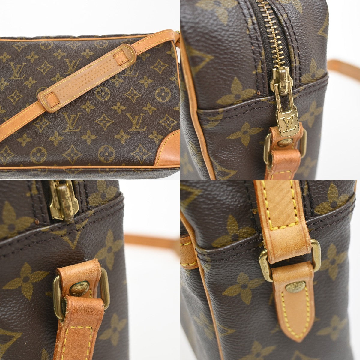 LOUIS VUITTON Trocadero 30 Shoulder Bag Monogram Leather Brown M51272 82ZA310