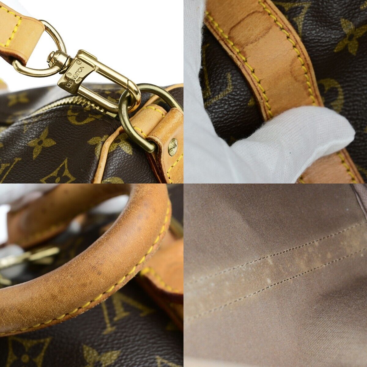 LOUIS VUITTON Keepall Bandouliere 50 2Way Hand Bag Monogram BN M41416 17ED321