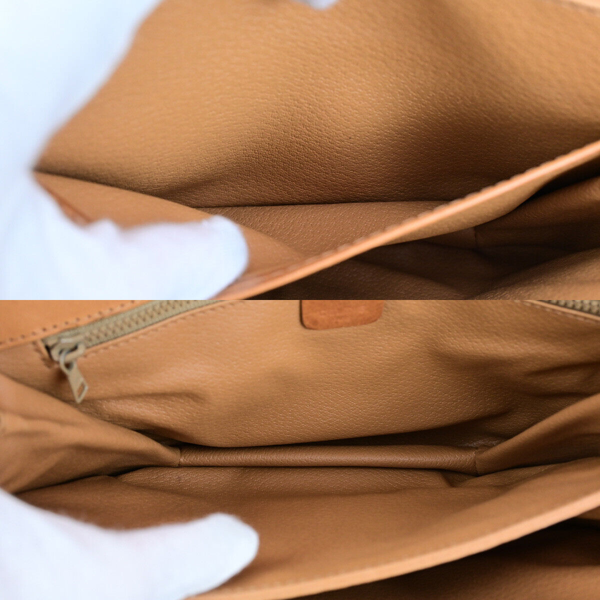 CELINE Logo Macadam Pattern Shoulder Bag PVC Leather Brown GHW Italy 36YG547