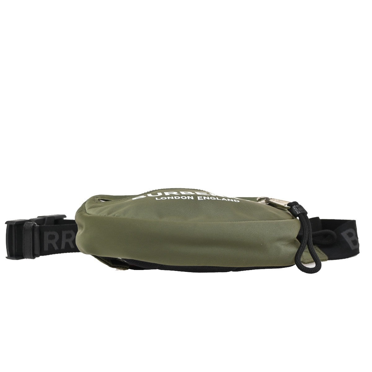 BURBERRY Logo Bum Body Bag Nylon Green SHW 34KB759