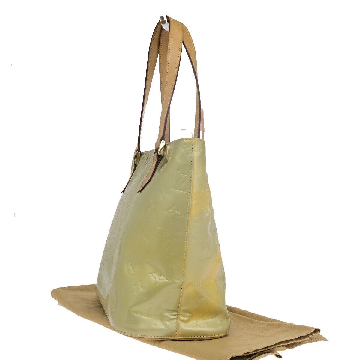 LOUIS VUITTON Houston Shoulder Bag Monogram Vernis Leather Yellow M91055 63HC025