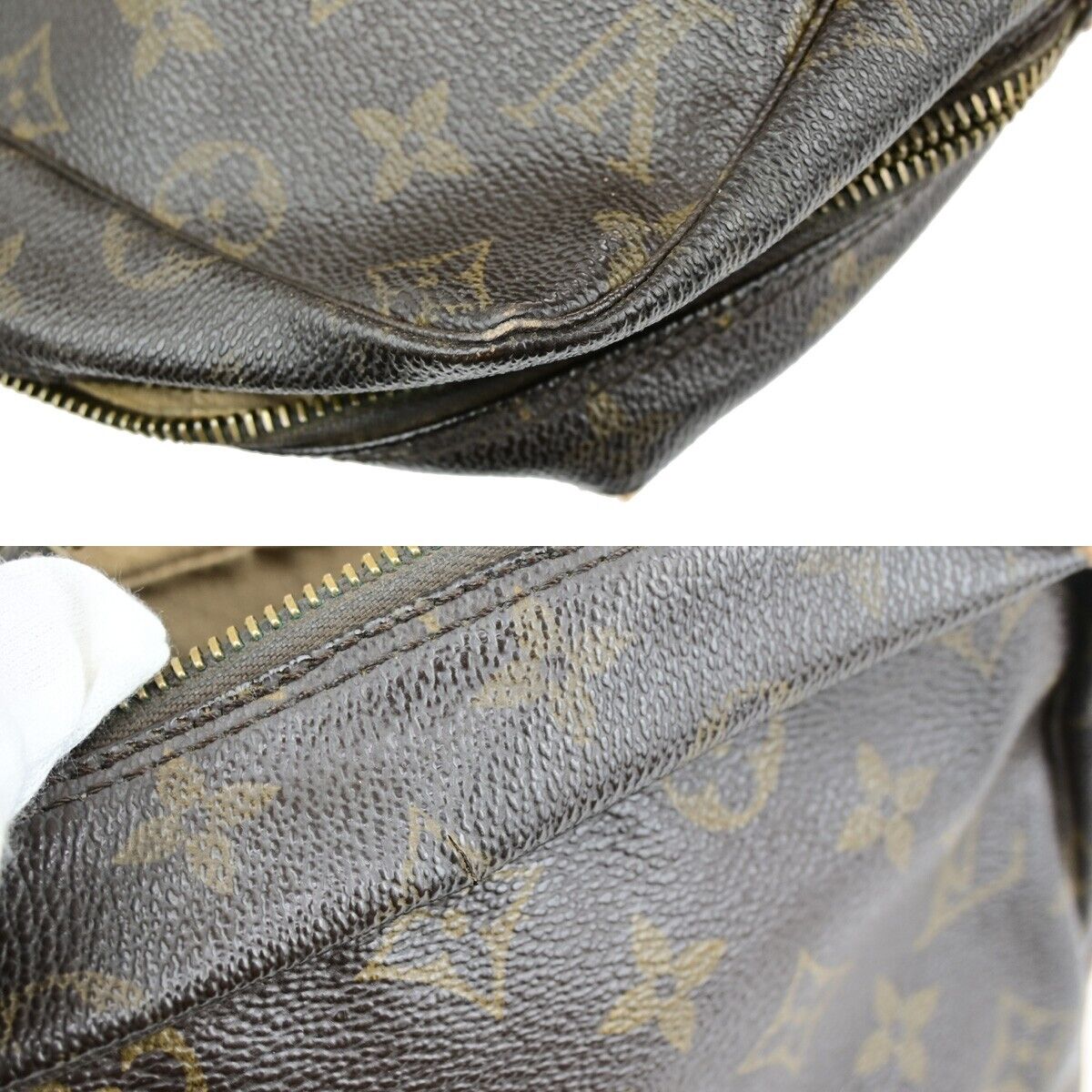 LOUIS VUITTON Trousse Toilette 28 Clutch Hand Bag Monogram Brown M47522 05ED201