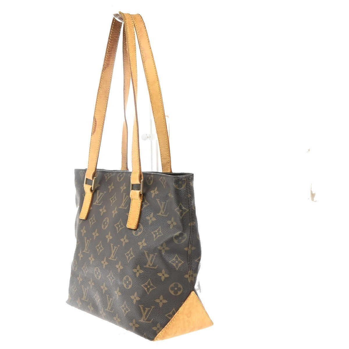 LOUIS VUITTON Cabas Piano Shoulder Bag Monogram Leather Brown M51148 34MA270