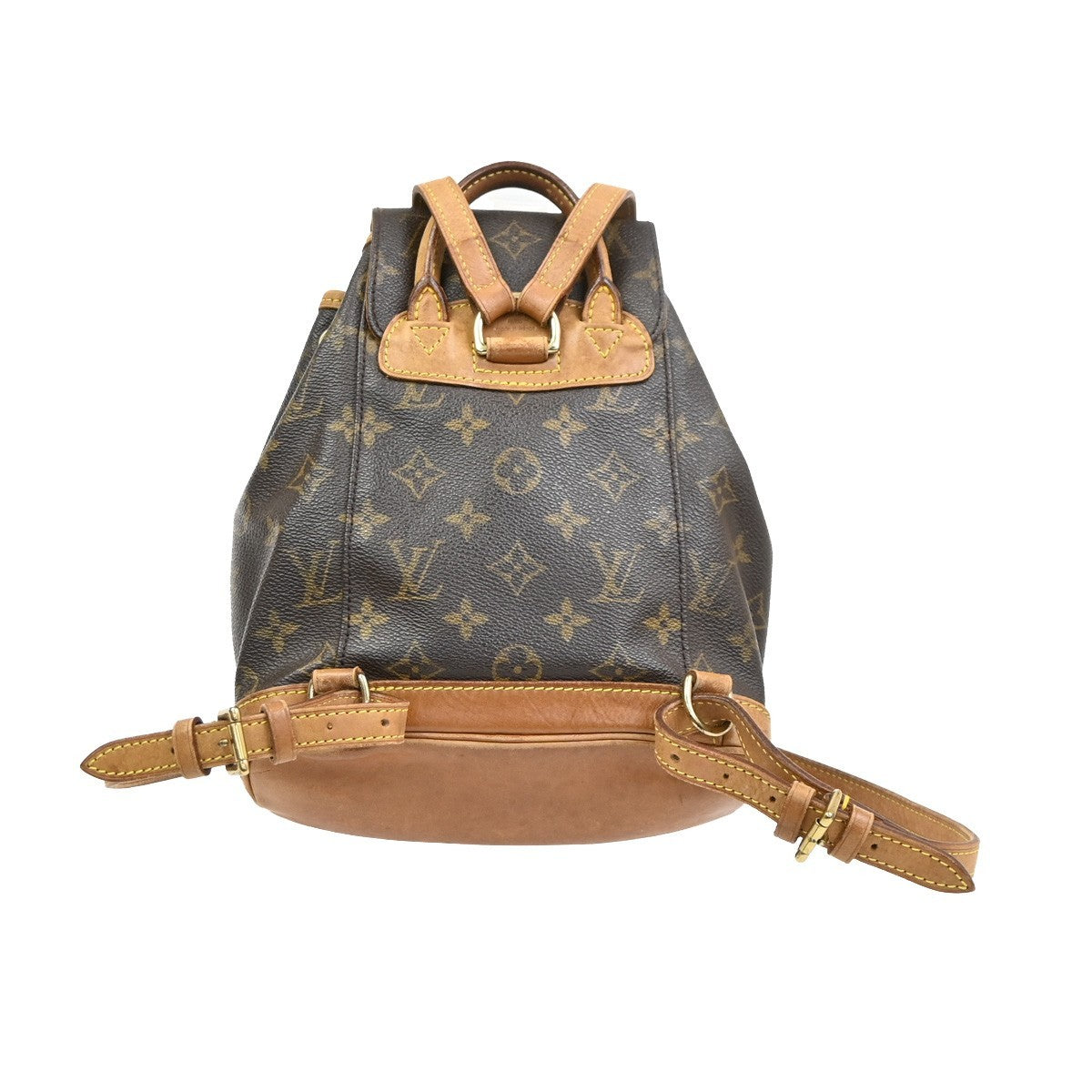 LOUIS VUITTON Mini Montsouris Backpack Bag Monogram Leather Brown M51137 76SA064